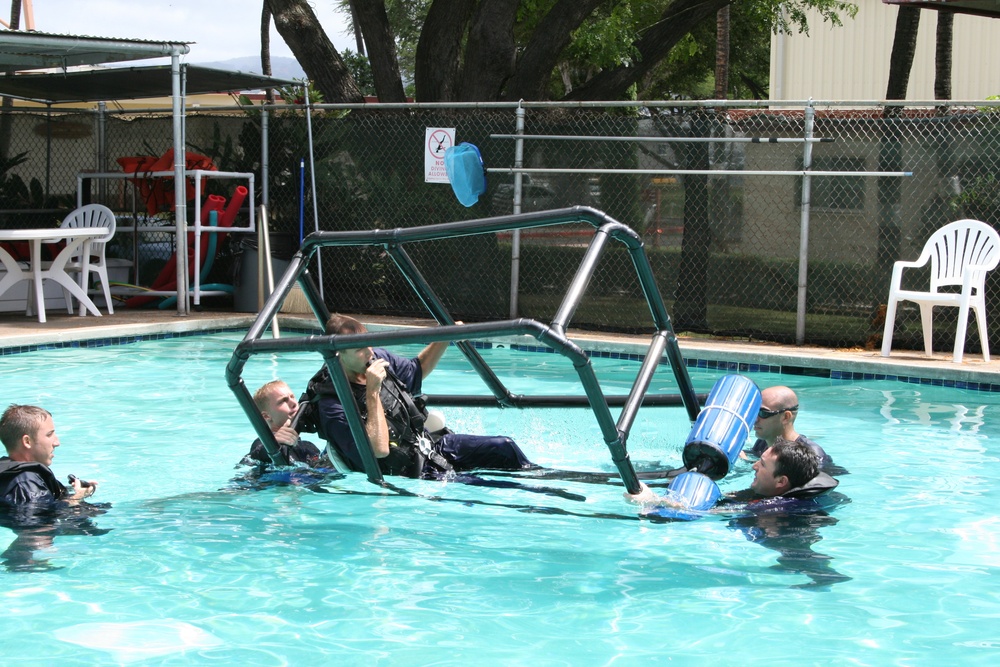Water survival training