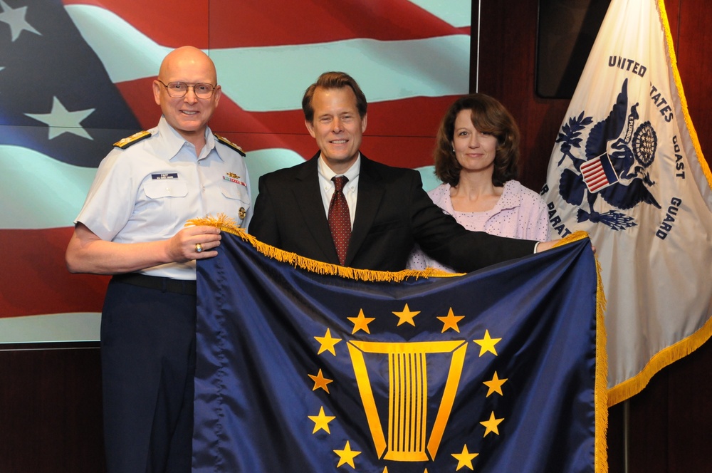 Ceremony at Coast Guard Headquarters