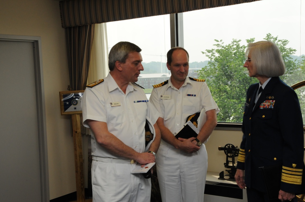 Vice Commandant meets Rear Adm. Philip Jones