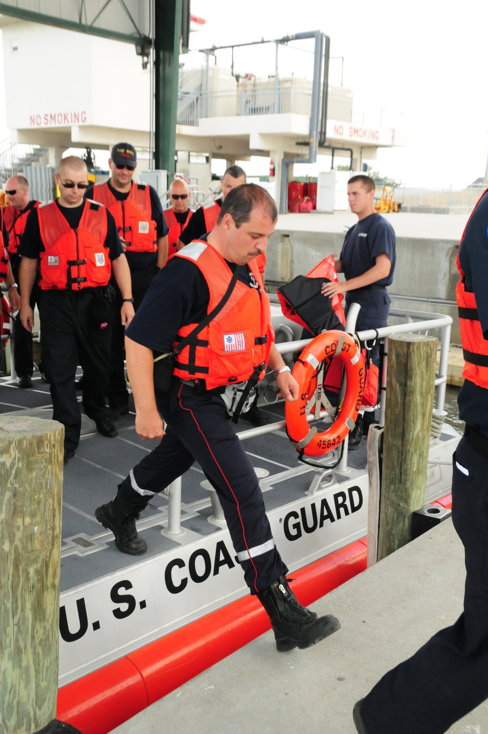 Belgian firefighters visit Station New Orlean
