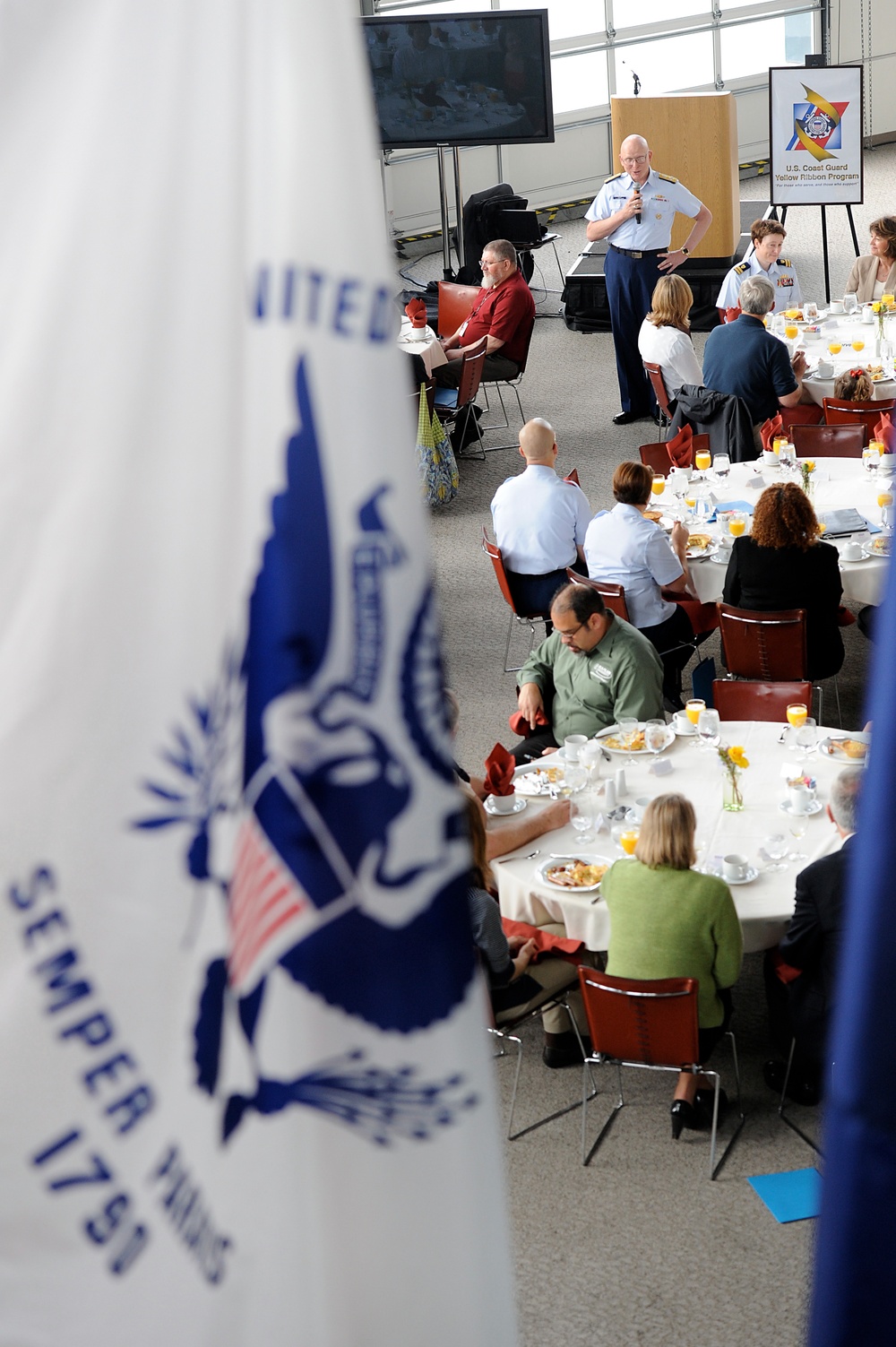 Coast Guard Yellow Ribbon Program breakfast