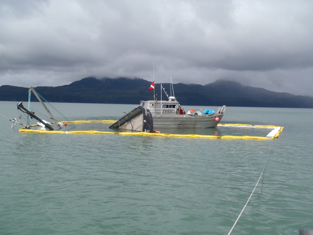 MSU Valdez and response vessels assist Abby Louise