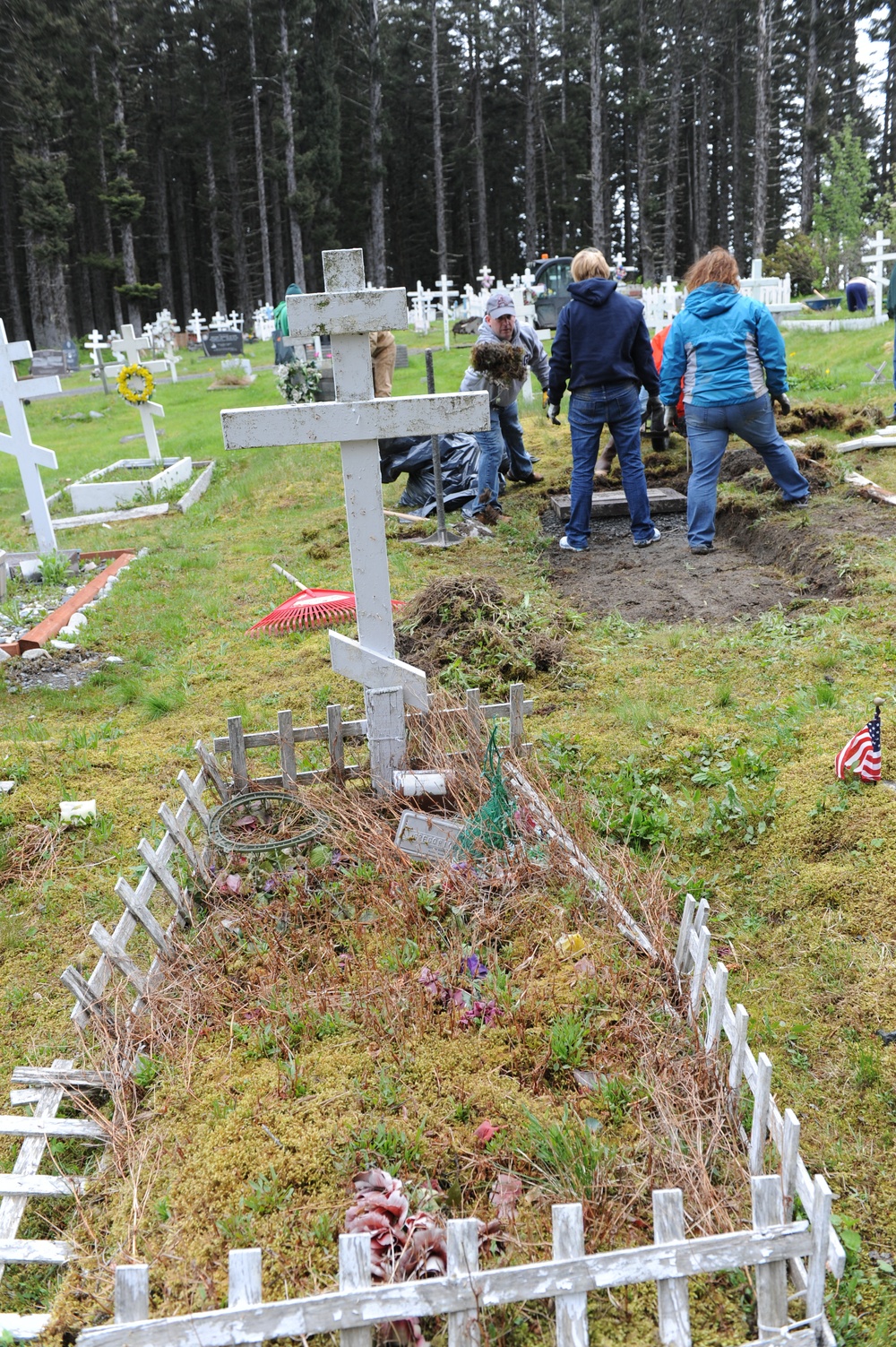 Kodiak Coast Guardsmen, community service, City of Kodiak cemetery