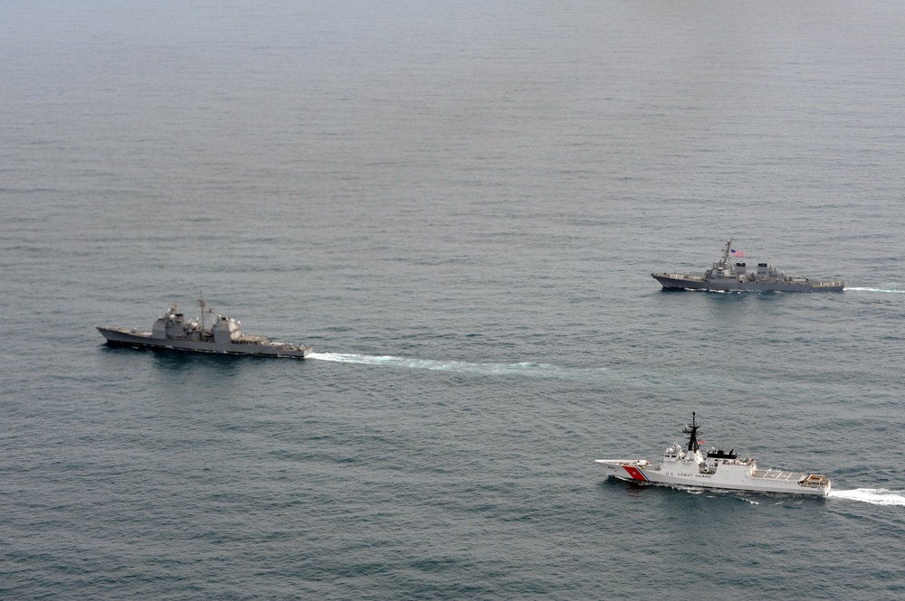 Bertholf, Navy ship formation A