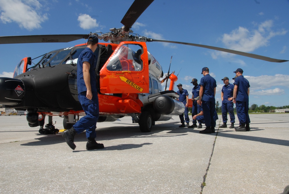 Station Burlington helicopter training