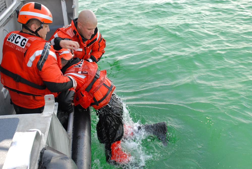 Coast Guard Station Merrimack River conducts training