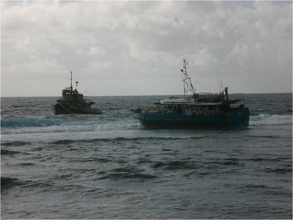 American Samoa vessel grounding