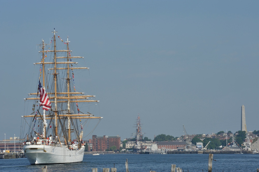 Eagle arrives in Boston