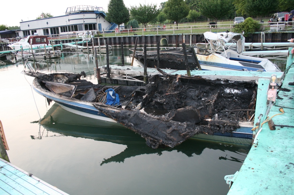 Cleveland Boat Fire