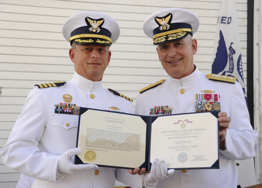 CGC Sherman change of command