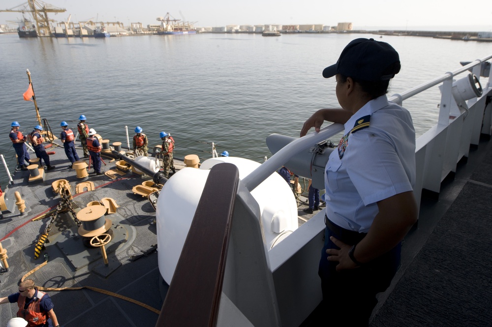 Coast Guard Cutter Forward conducts Africa Partnership Station (APS) initiative