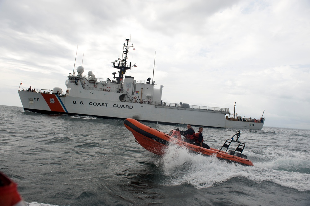 Coast Guard Cutter Forward on deployment