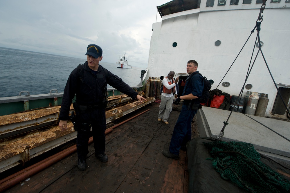 Coast Guard Cutter Forward conducts Africa Partnership Station (APS) mission