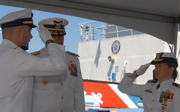 Cutter Neah Bay change of command