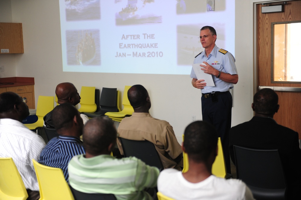 D7 Commander Meets With Haitian Delegation