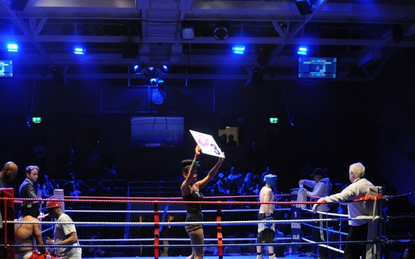 US airmen, UK fighters slug it out for charity