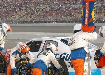 Pit crew of the Team Coast Guard Racing