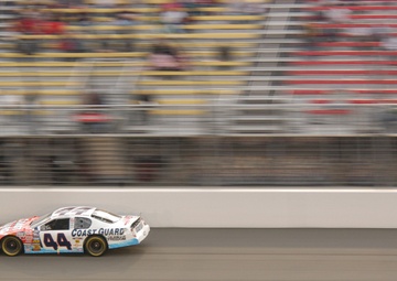 Coast Guard NASCAR team at Stater Bros. 300 race