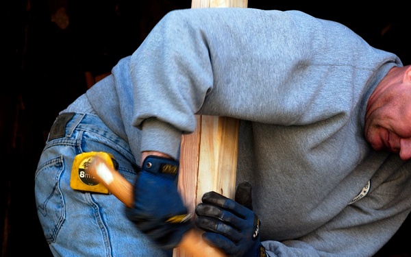 Nailing in the frame