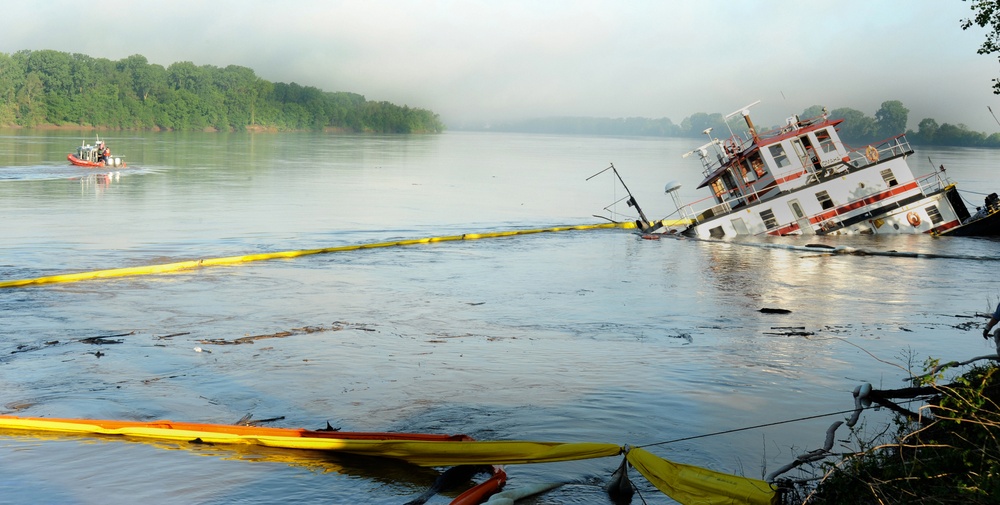 Coast Guard crews respond to casualty of the towing vessel Omaha