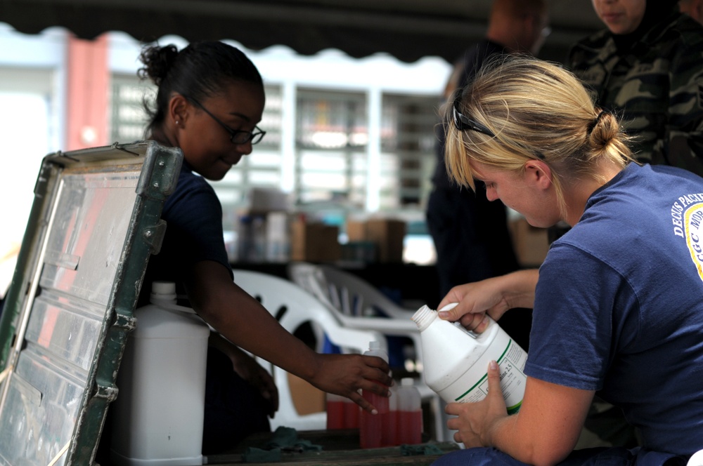 Coast Guard volunteers in medical mission, Malaysia