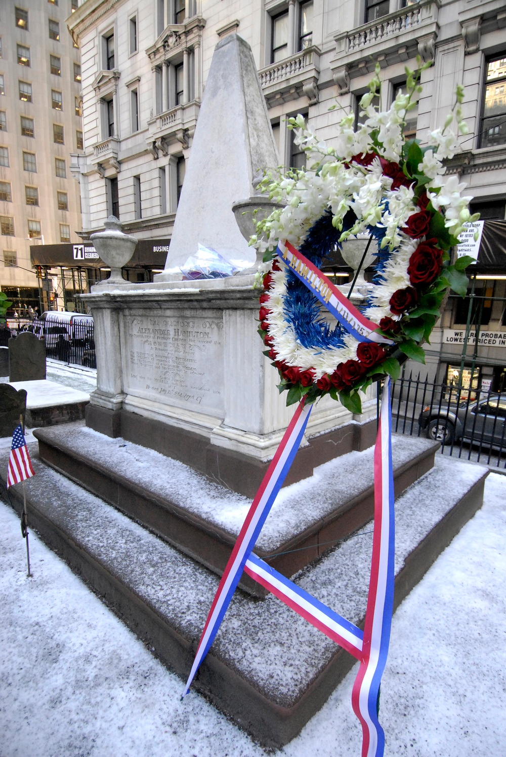 Alexander Hamilton Wreath Laying Ceremony