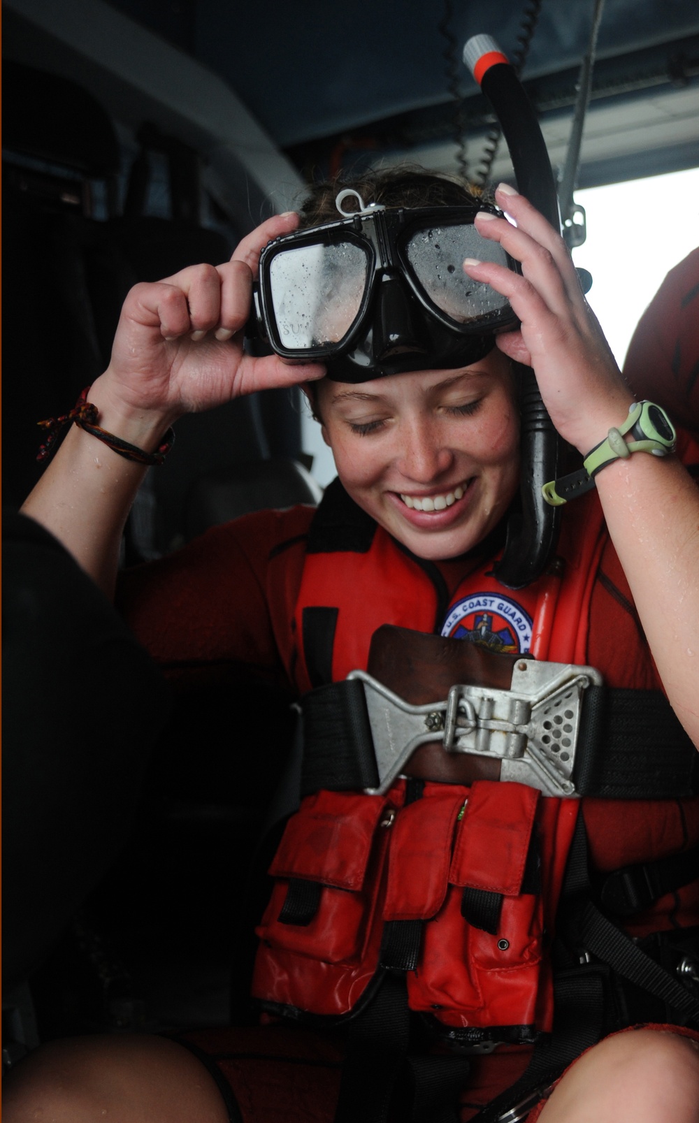 Honorary rescue swimmer training
