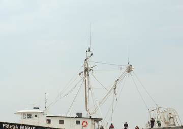 Coast Guard monitors lightering operations