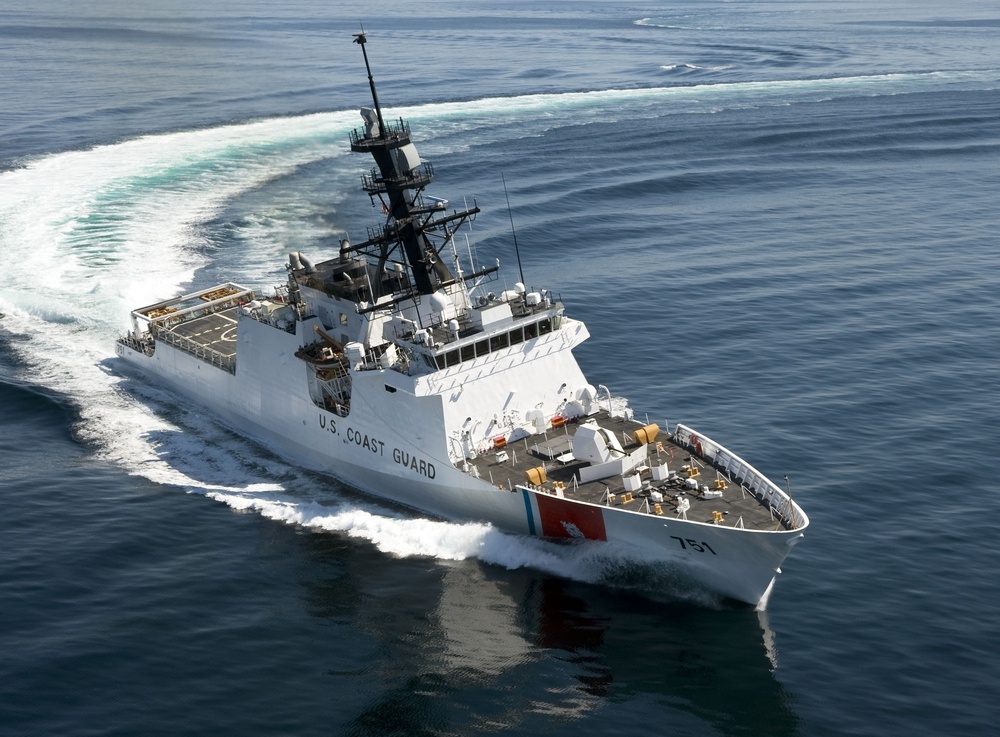 Waesche (WMSL 751) Sea Trials