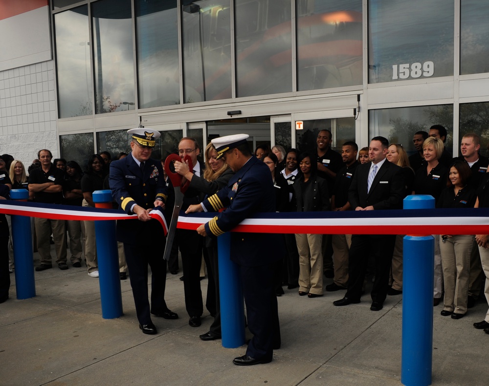 Coast Guard Exchange ribbon-cutting