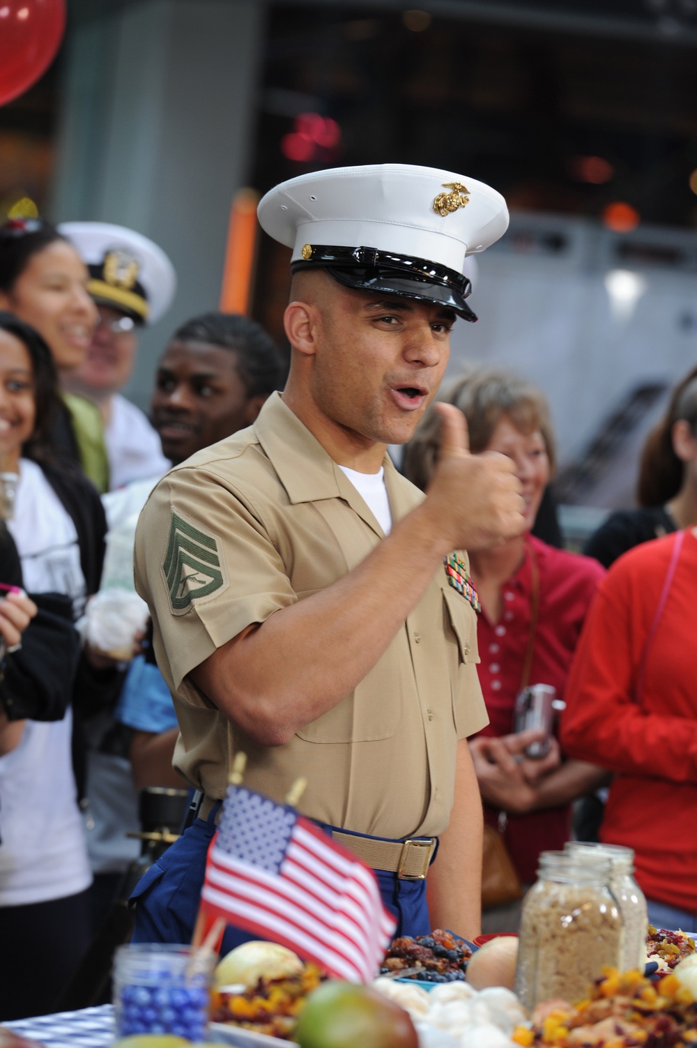 Fleet Week military cook off