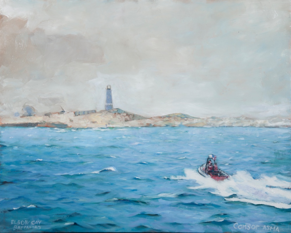 US Coast Guard Art Program 2010 Collection, Ob ID # 201011, &quot;Marooned,&quot; James Consor (11 of 41)