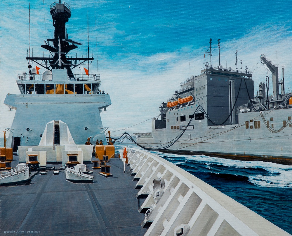 US Coast Guard Art Program Collection 2010, &quot;Coast Guard Cutter Bertholf,&quot; Leendert van der Pool (36 of 41)