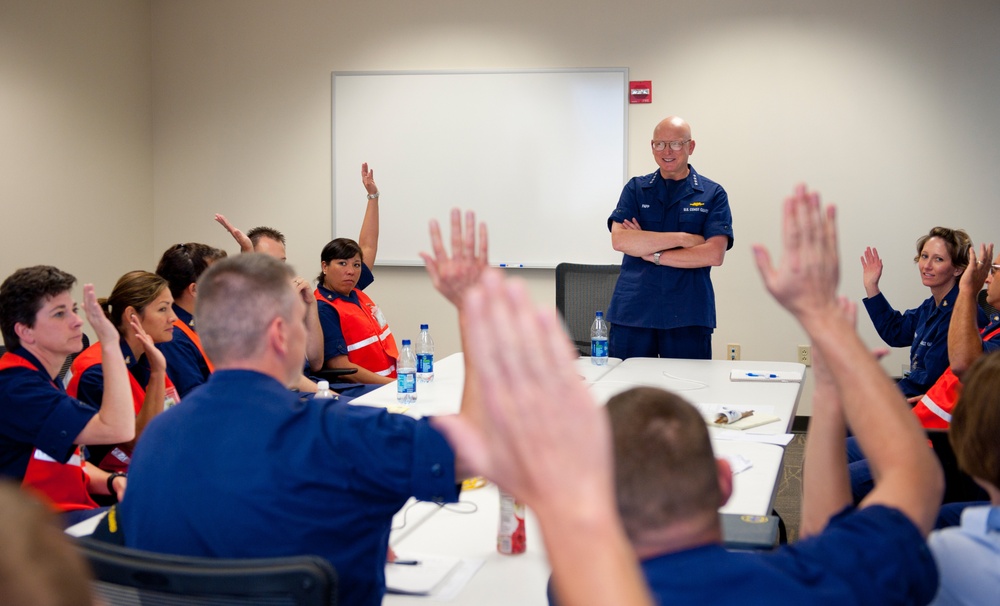 Coast Guard commandant visits UAC