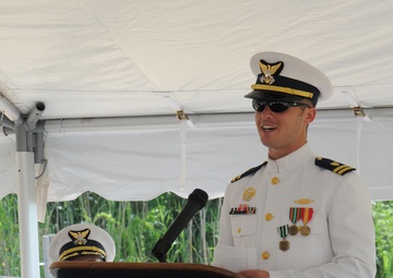 Coast Guard Cutter Stingray change of command
