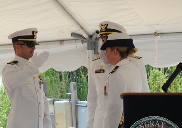 Coast Guard Cutter Stingray change of command