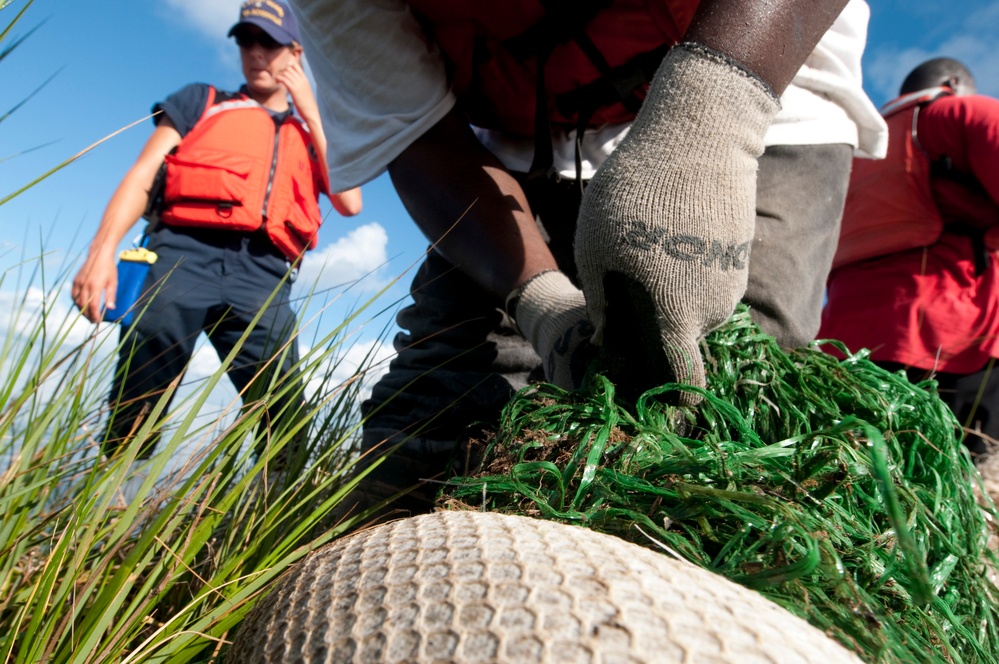 Air-boat operations in Bayou La Batre, Ala.