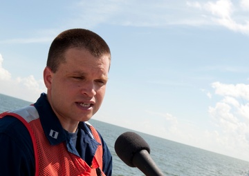 Sub-surface oil assessment media trip in Biloxi, Miss.