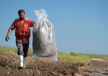 Airboat operations in Bayou La Batre, Ala.