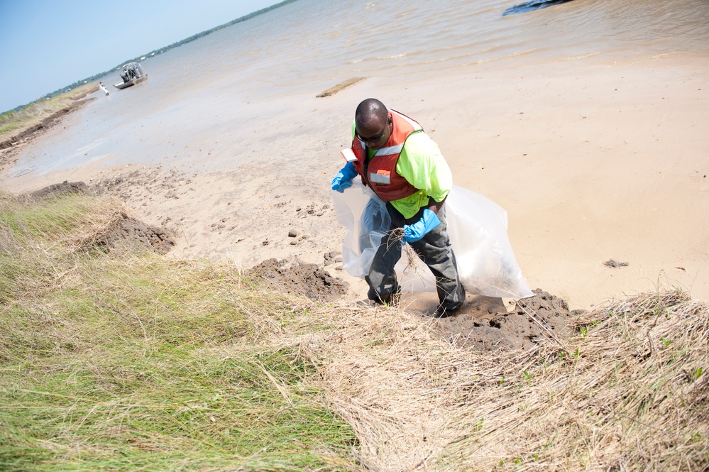 Airboat operations in Bayou La Batre, Ala.