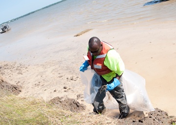 Airboat operations in Bayou La Batre, Ala.