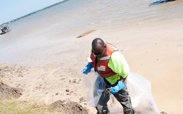 Airboat operations in Bayou La Batre, Ala.
