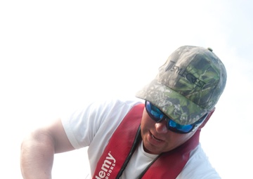 Airboat operations in Bayou La Batre, Ala.