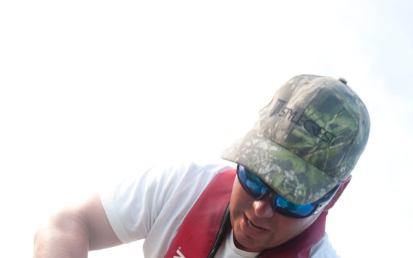 Airboat operations in Bayou La Batre, Ala.