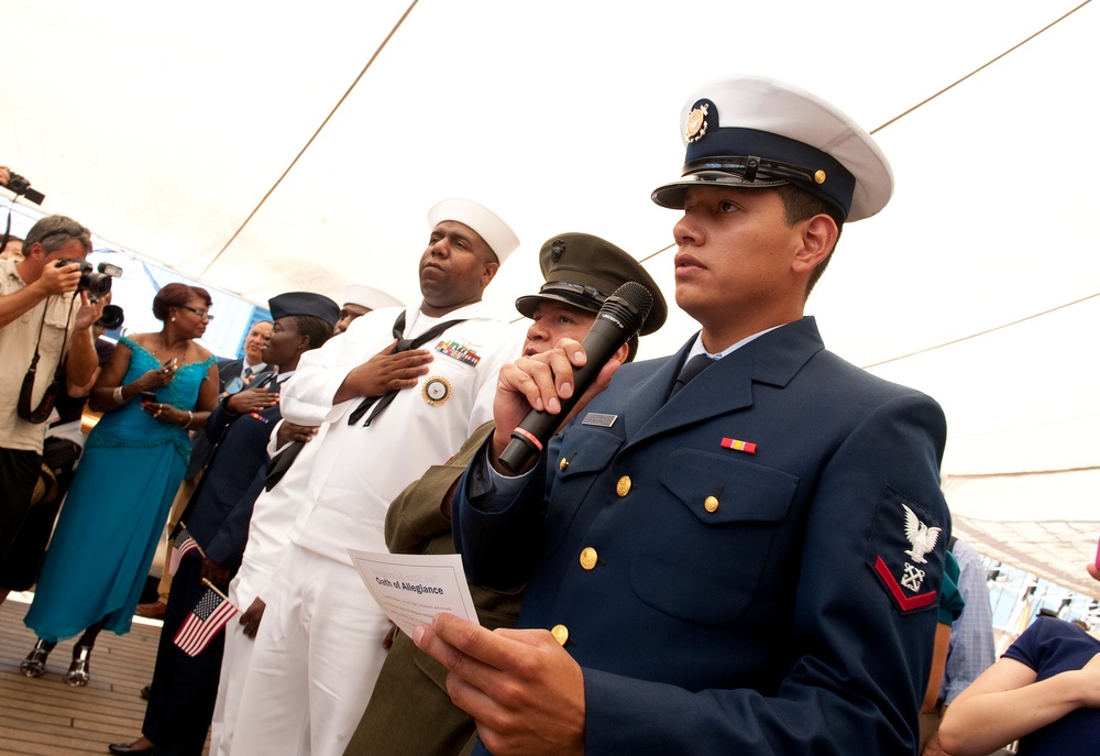 Naturalization ceremony