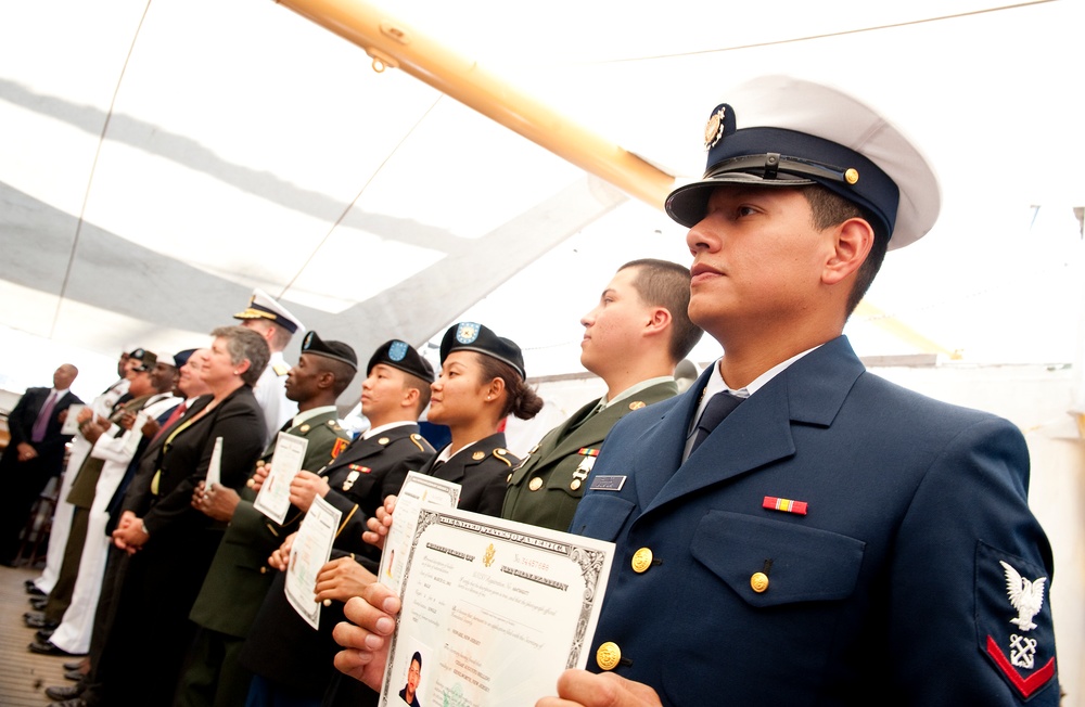 Naturalization ceremony