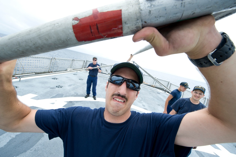 Coast Guard Cutter Forward on deployment