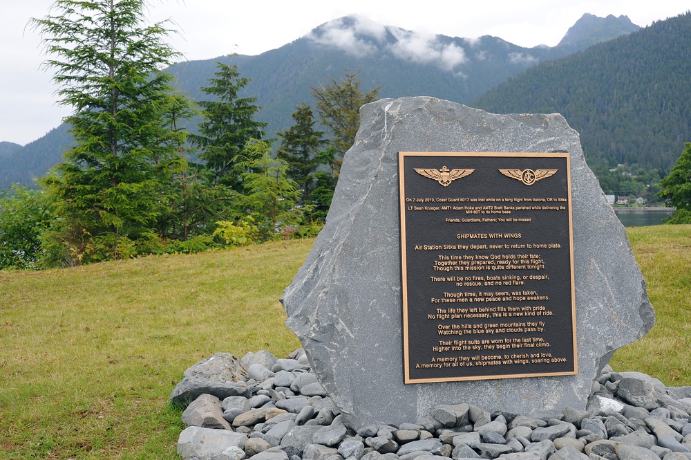 CG-6017 crew monument