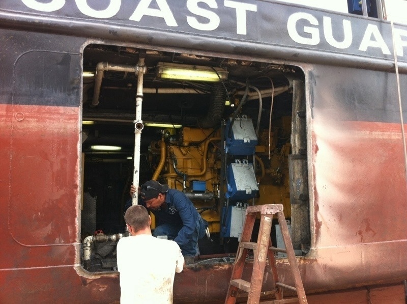 CGC Scioto drydock