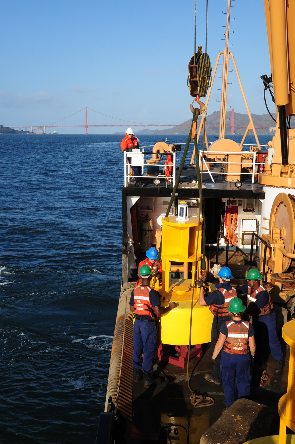San Francisco Fleet Week buoy drop